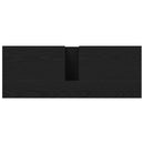 vidaXL Fürdőszobai mosdószekrény Fekete tölgy 80 x 30 x 60 cm Faanyag