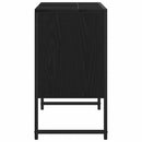 vidaXL Fürdőszobai mosdószekrény Fekete tölgy 60 x 30 x 60 cm Faanyag