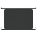 vidaXL fekete oxford szövet és acél emelt kutyafekhely 110x65x20 cm