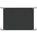 vidaXL fekete oxford szövet és acél emelt kutyafekhely 130x80x20 cm