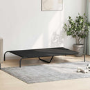 vidaXL fekete oxford szövet és acél emelt kutyafekhely 150x90x20 cm
