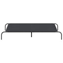 vidaXL fekete oxford szövet és acél emelt kutyafekhely 150x90x20 cm
