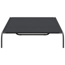 vidaXL fekete oxford szövet és acél emelt kutyafekhely 150x90x20 cm