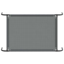 vidaXL szürke textilén és acél emelt kutyaágy 90x50x20 cm