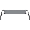 vidaXL szürke oxford szövet és acél emelt kutyafekhely 90x50x20 cm