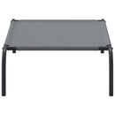 vidaXL szürke oxford szövet és acél emelt kutyafekhely 90x50x20 cm