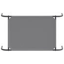 vidaXL szürke oxford szövet és acél emelt kutyafekhely 90x50x20 cm