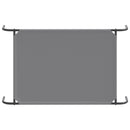 vidaXL szürke oxford szövet és acél emelt kutyafekhely 110x65x20 cm