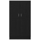 vidaXL Könyvespolc Musta tammi 82,5 x 30,5 x 150 cm Faanyag