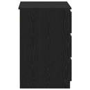 vidaXL Asztal fiókkal tárolóval Fekete tölgy 140 x 50 x 76 cm Faanyag
