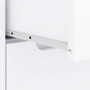 vidaXL VISNES fehér szerelt fa éjjeliszekrény 45x40x50 cm