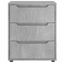 vidaXL VISNES betonszürke szerelt fa tálalószekrény 60x40x73 cm