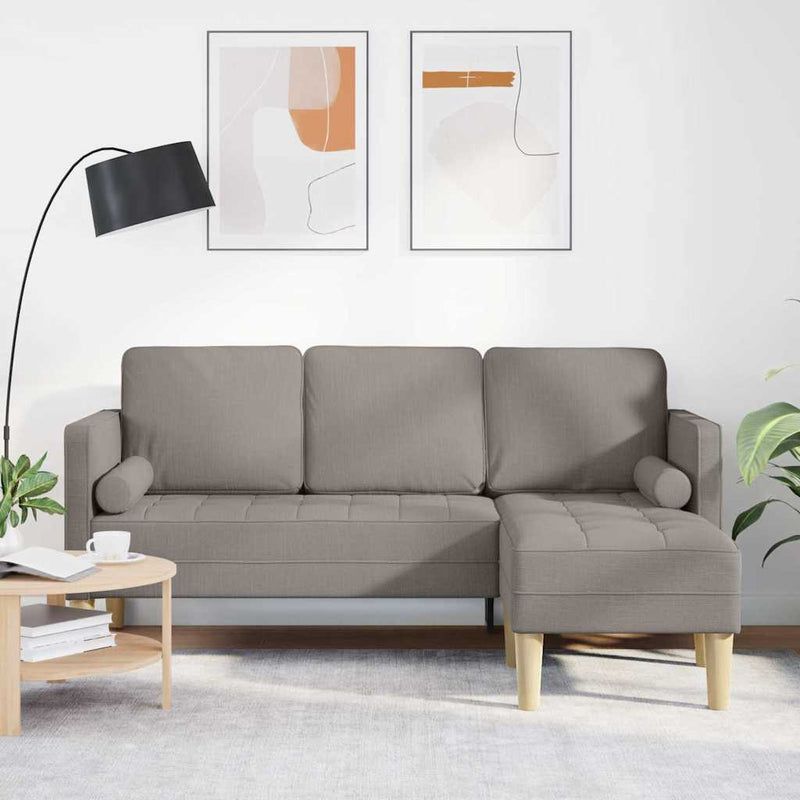 vidaXL Kanapé Szett Tópszín 173 x 131 x 67 cm szövet