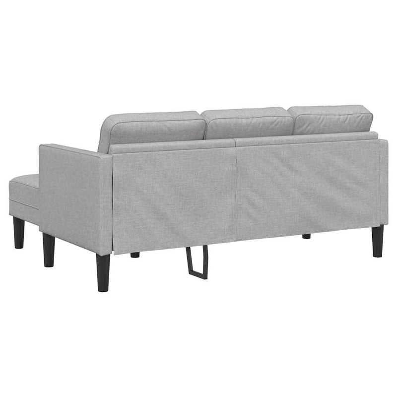 vidaXL Kanapé Szett Felhős szürke 173 x 131 x 67 cm szövet