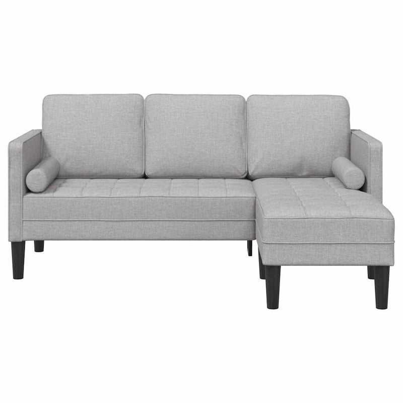 vidaXL Kanapé Szett Felhős szürke 173 x 131 x 67 cm szövet