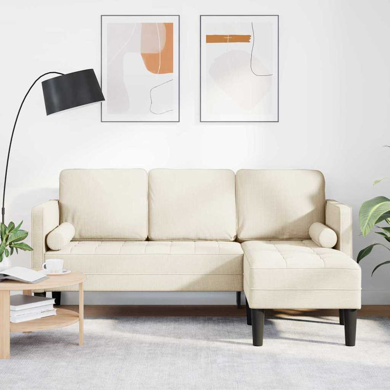 vidaXL Kanapé Szett Vászon 173 x 131 x 67 cm szövet