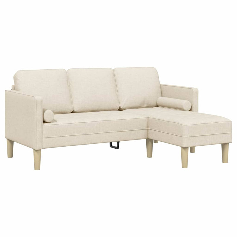 vidaXL Kanapé Szett Vászon 173 x 131 x 67 cm szövet