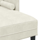 vidaXL Kanapé Szett Krém 173 x 131 x 67 cm Bársony