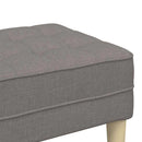 vidaXL pad párnával Tópszínű 113 x 57 x 39 cm szövet