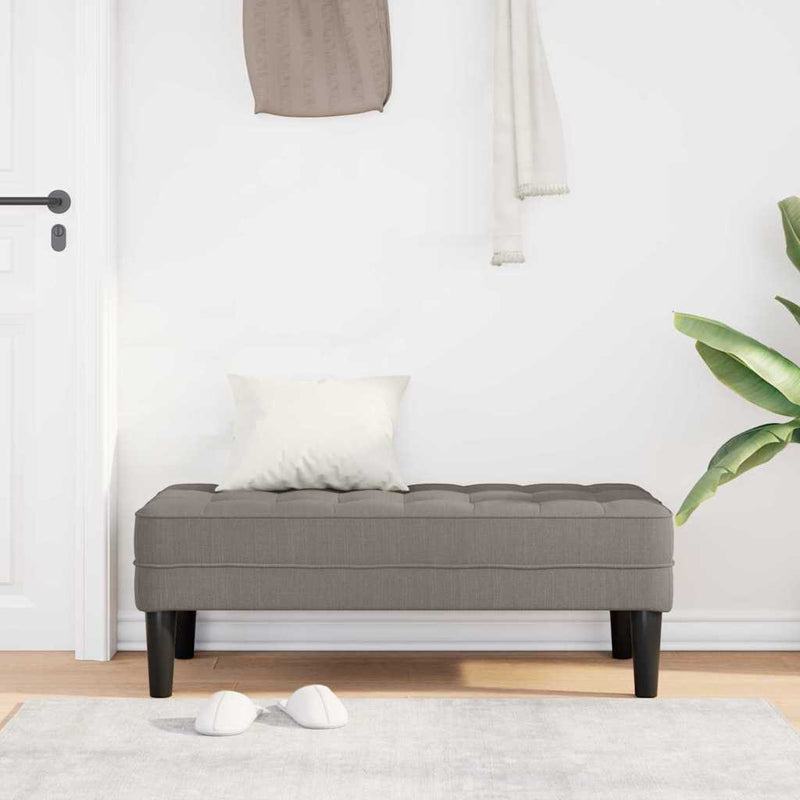 vidaXL pad Tópszínű 113 x 57 x 39 cm szövet