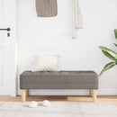 vidaXL pad párnával Tópszínű 113 x 57 x 39 cm szövet