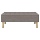 vidaXL pad párnával Tópszínű 113 x 57 x 39 cm szövet