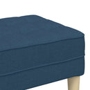 vidaXL pad párnával Kék 113 x 57 x 39 cm szövet