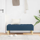 vidaXL pad párnával Kék 113 x 57 x 39 cm szövet