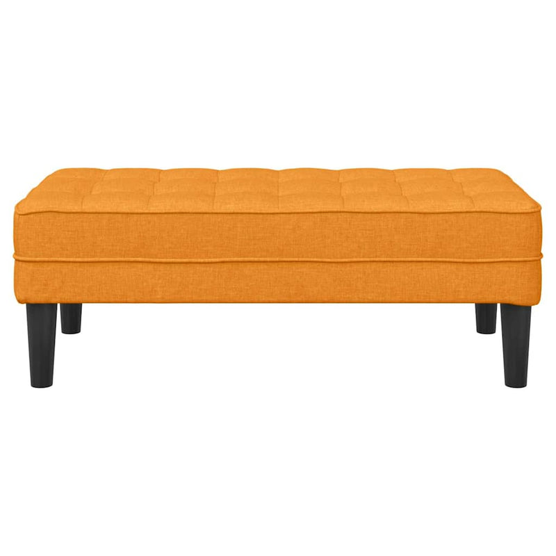 vidaXL pad Sötét sárga 113 x 57 x 39 cm szövet