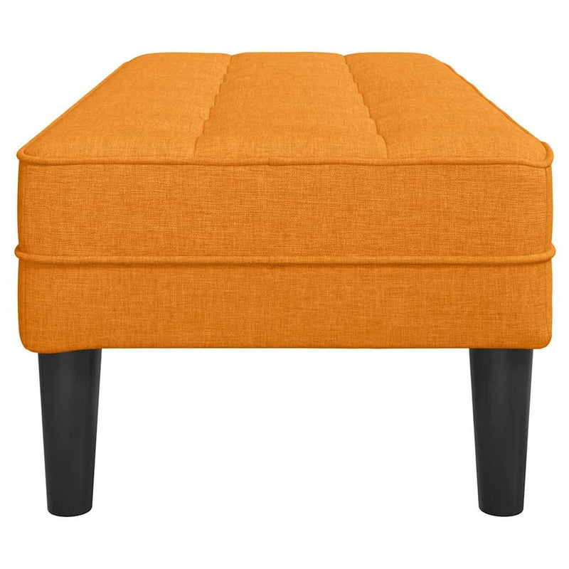 vidaXL pad Sötét sárga 113 x 57 x 39 cm szövet