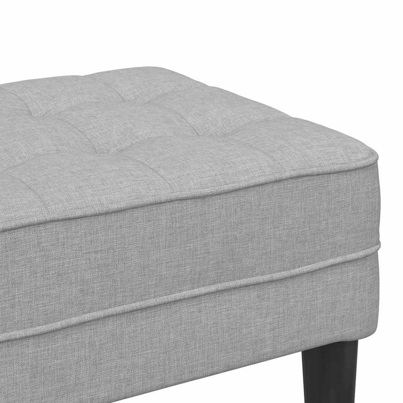 vidaXL pad Felhős szürke 113 x 57 x 39 cm szövet
