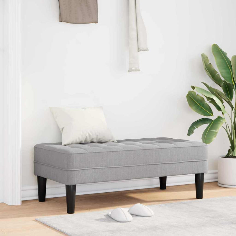 vidaXL pad Felhős szürke 113 x 57 x 39 cm szövet