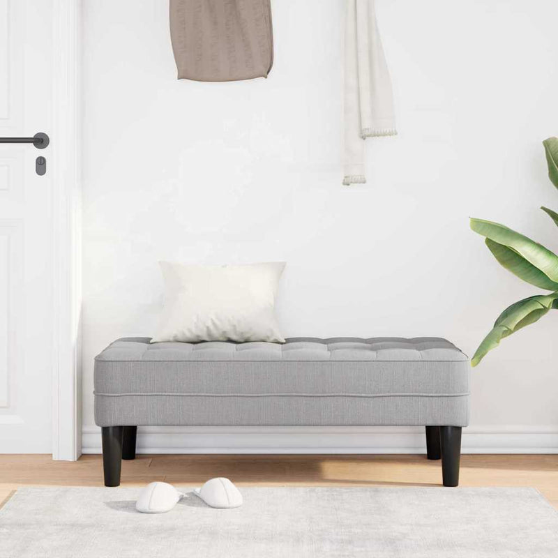 vidaXL pad Felhős szürke 113 x 57 x 39 cm szövet