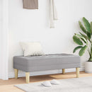 vidaXL pad párnával Felhőszürke 113 x 57 x 39 cm szövet