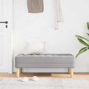 vidaXL pad párnával Felhőszürke 113 x 57 x 39 cm szövet