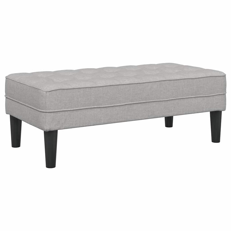 vidaXL pad Felhős szürke 113 x 57 x 39 cm szövet