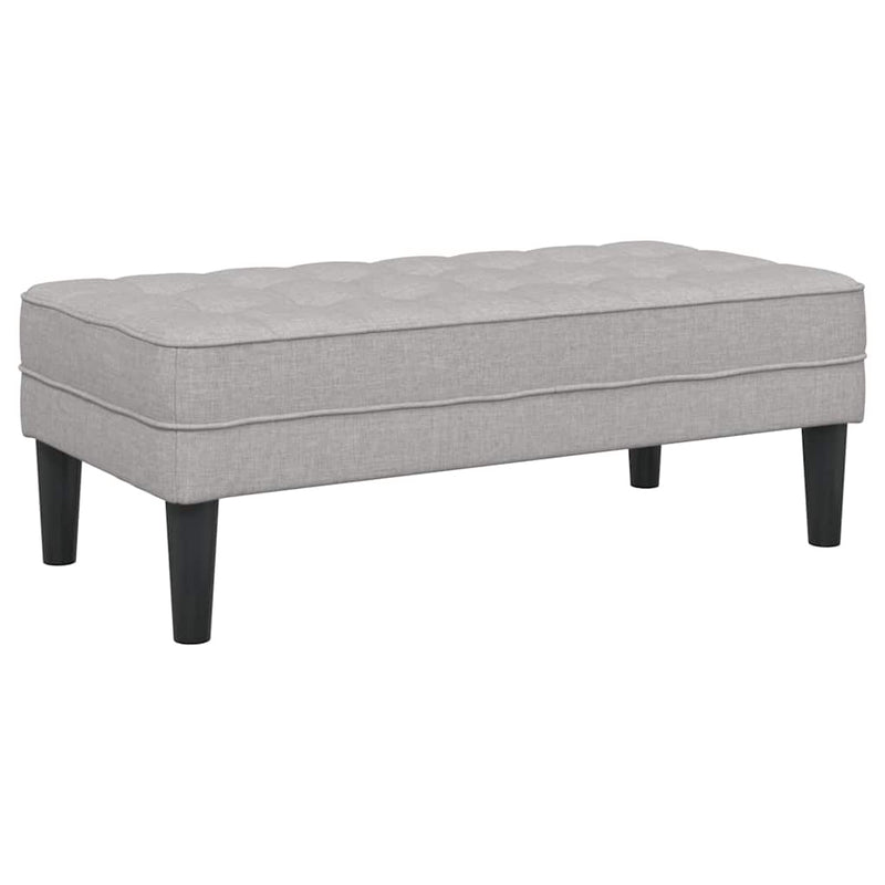 vidaXL pad Felhős szürke 113 x 57 x 39 cm szövet
