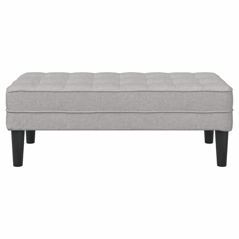 vidaXL pad Felhős szürke 113 x 57 x 39 cm szövet