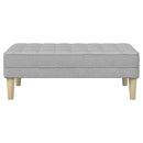 vidaXL pad párnával Felhőszürke 113 x 57 x 39 cm szövet