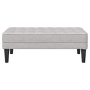 vidaXL pad párnával Felhőszürke 113 x 57 x 39 cm szövet