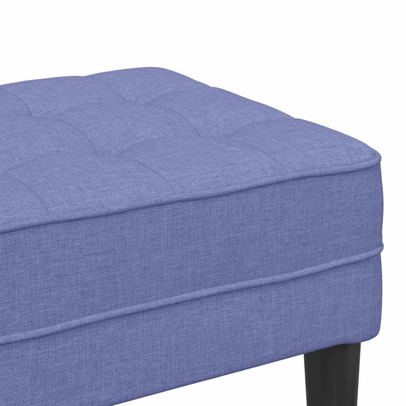 vidaXL pad Farmerkék 113 x 57 x 39 cm szövet