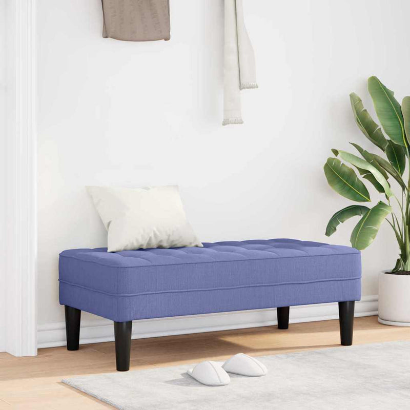 vidaXL pad Farmerkék 113 x 57 x 39 cm szövet