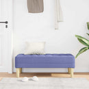 vidaXL pad párnával Farmerkék 113 x 57 x 39 cm szövet