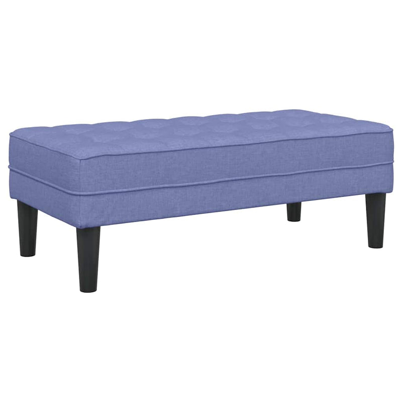vidaXL pad Farmerkék 113 x 57 x 39 cm szövet