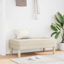 vidaXL pad párnával Vászon 113 x 57 x 39 cm szövet