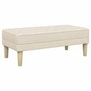 vidaXL pad párnával Vászon 113 x 57 x 39 cm szövet