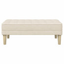 vidaXL pad párnával Vászon 113 x 57 x 39 cm szövet