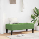 vidaXL pad párnával Világos zöld 113 x 57 x 39 cm Bársony