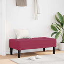 vidaXL pad párnával Bordó 113 x 57 x 39 cm Bársony