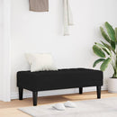 vidaXL pad párnával Fekete 113 x 57 x 39 cm Bársony